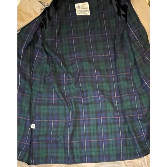 VTG London Fog Trench Coat Women’s 18 R (Fits L/XL 14-16) Classic Tan Long Coat - Picture 7 of 12